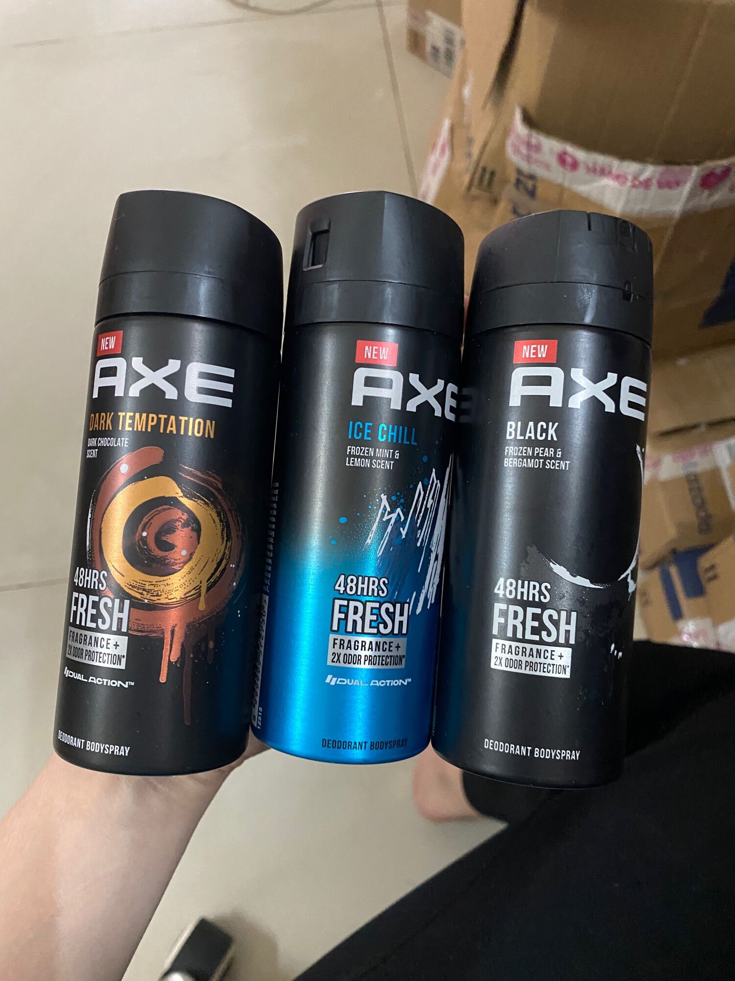 Xịt Khử Mùi Cơ Thể Axe Body Spray for Men ngăn mùi cơ thể