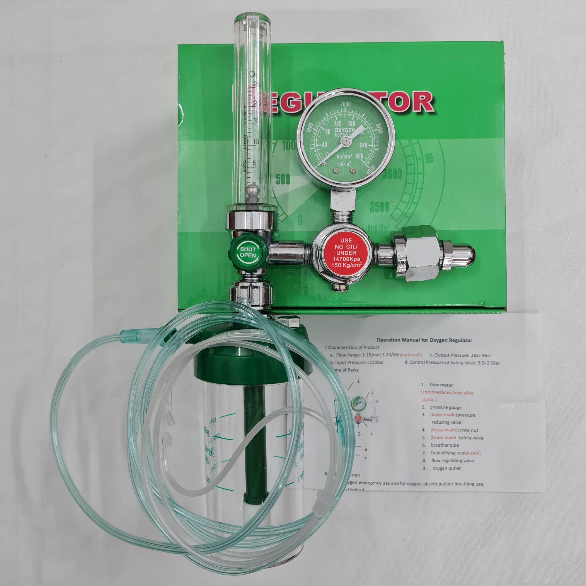 Đồng Hồ Oxy Y tế _Đồng Hồ Gắn Bình Oxy Thở