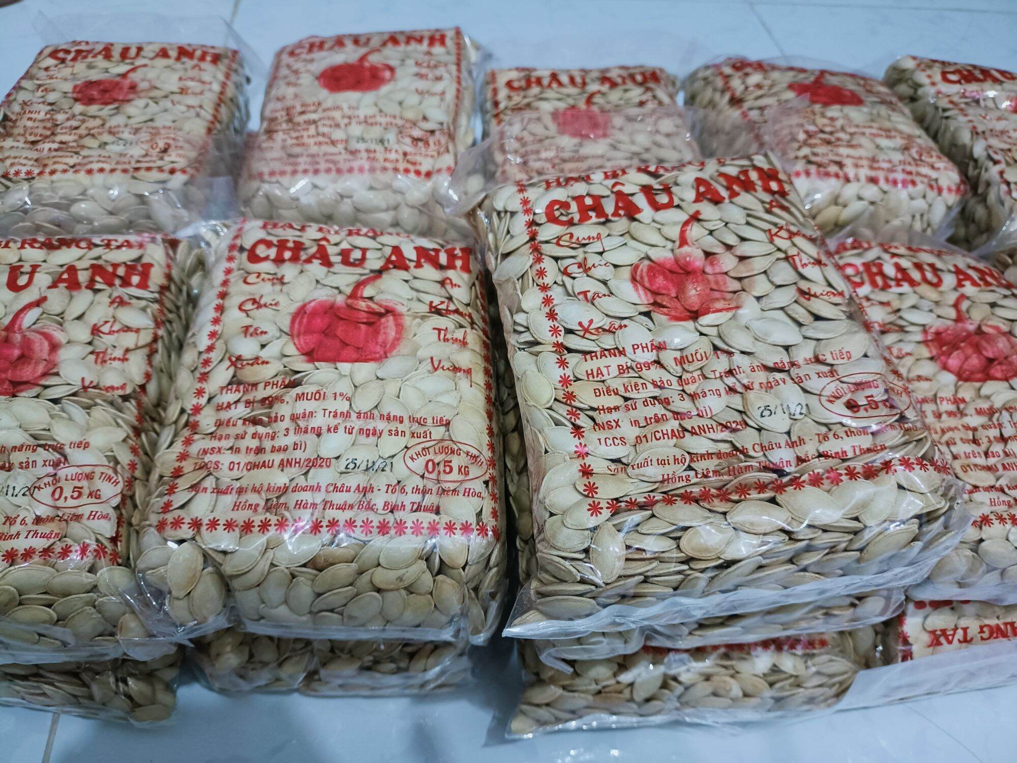 Hạt bí rang tay 1kg