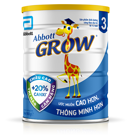 Sữa abbott grow số 3 900g date 2025