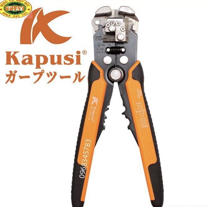 Kìm tuốt dây điện,dây cáp nội địa Nhật Kapusi