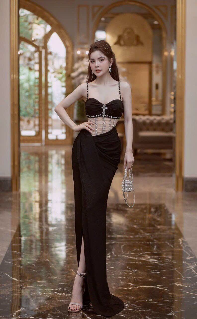 ĐẦM BODY KIM TUYẾN ĐÍNH ĐÁ ( kèm ảnh thật )