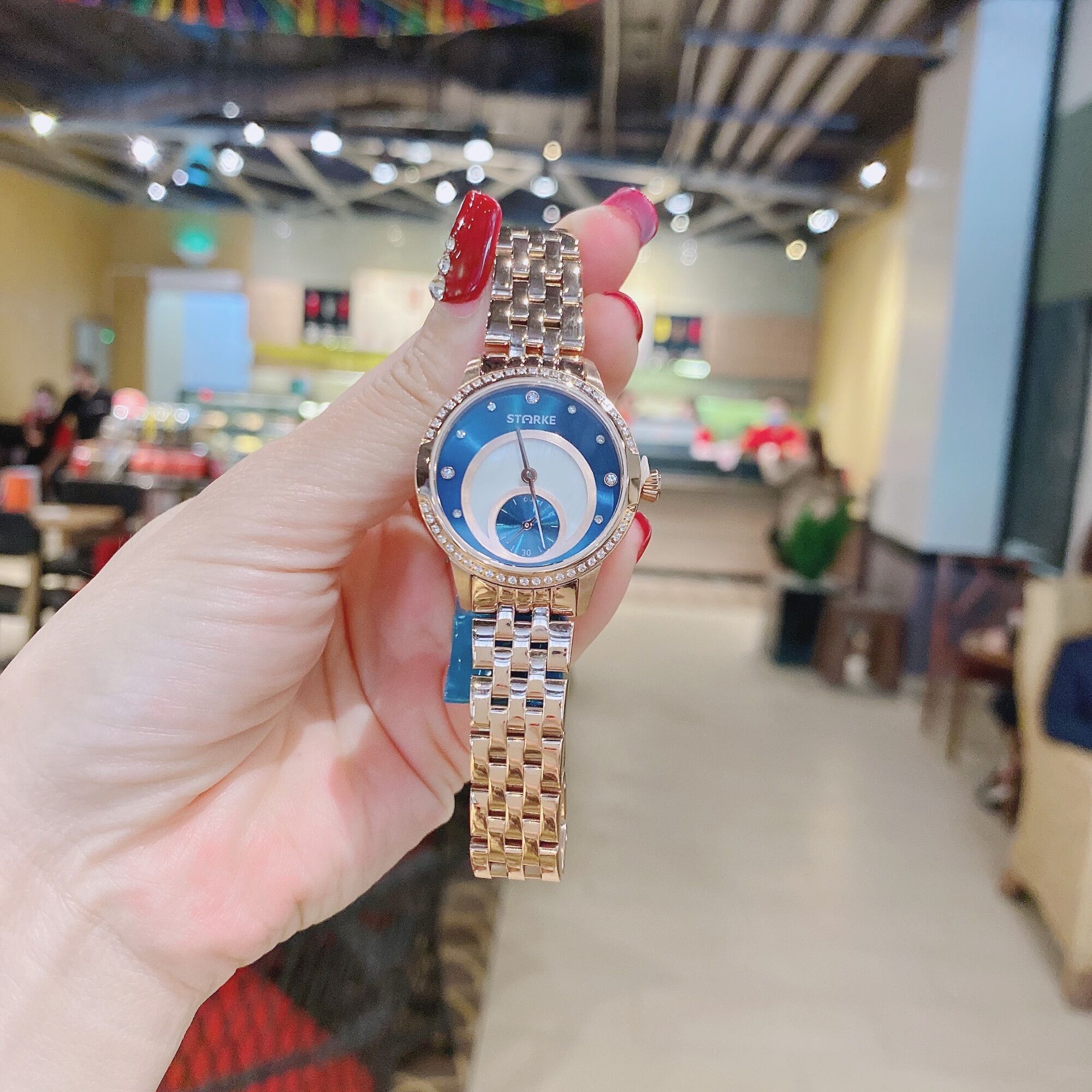 Đồng Hồ Nữ Starke Xanh Navy