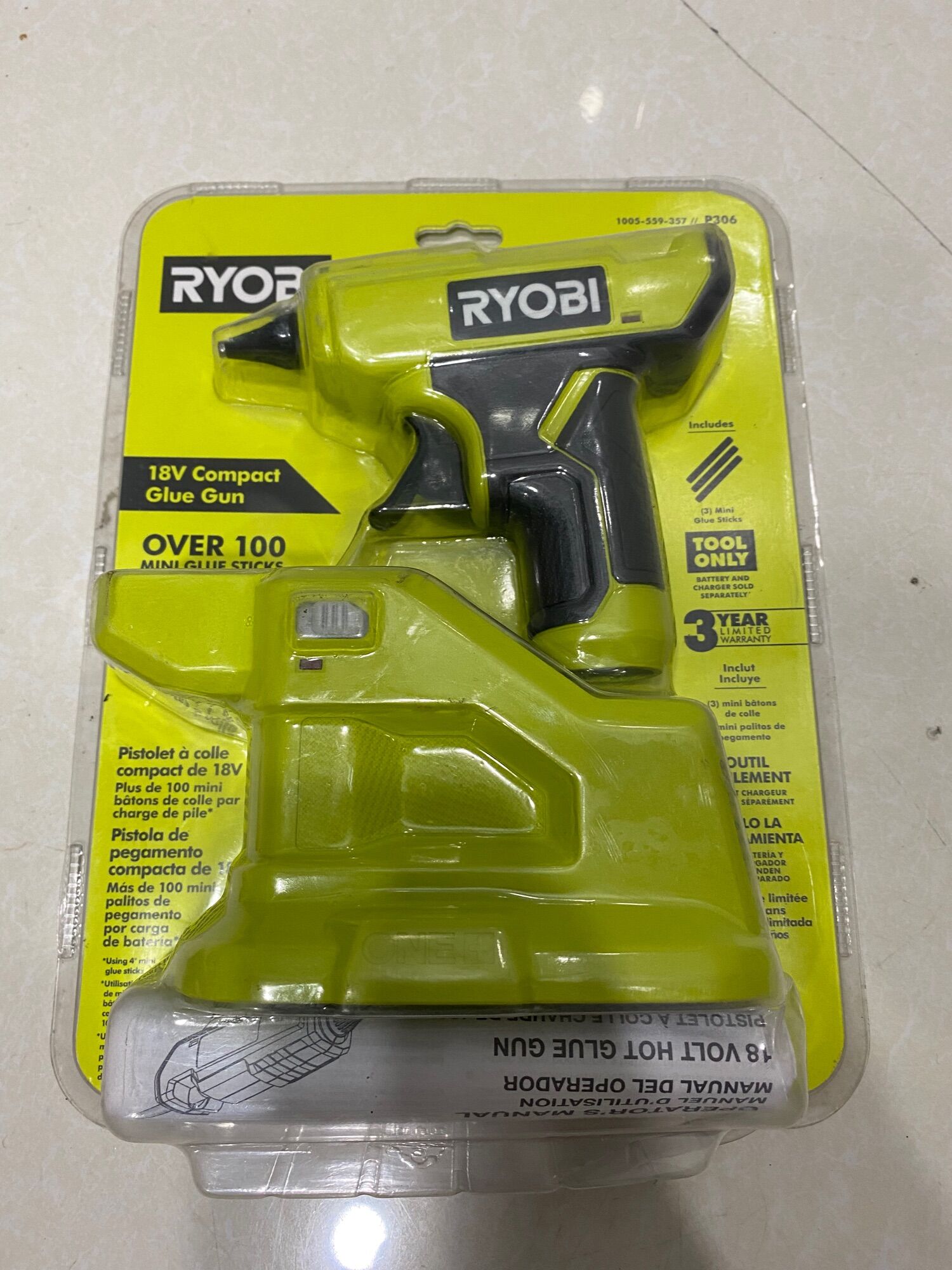 Thân máy bắn keo nến pin ryobi 18v mỹ về lh:0938310677 duy