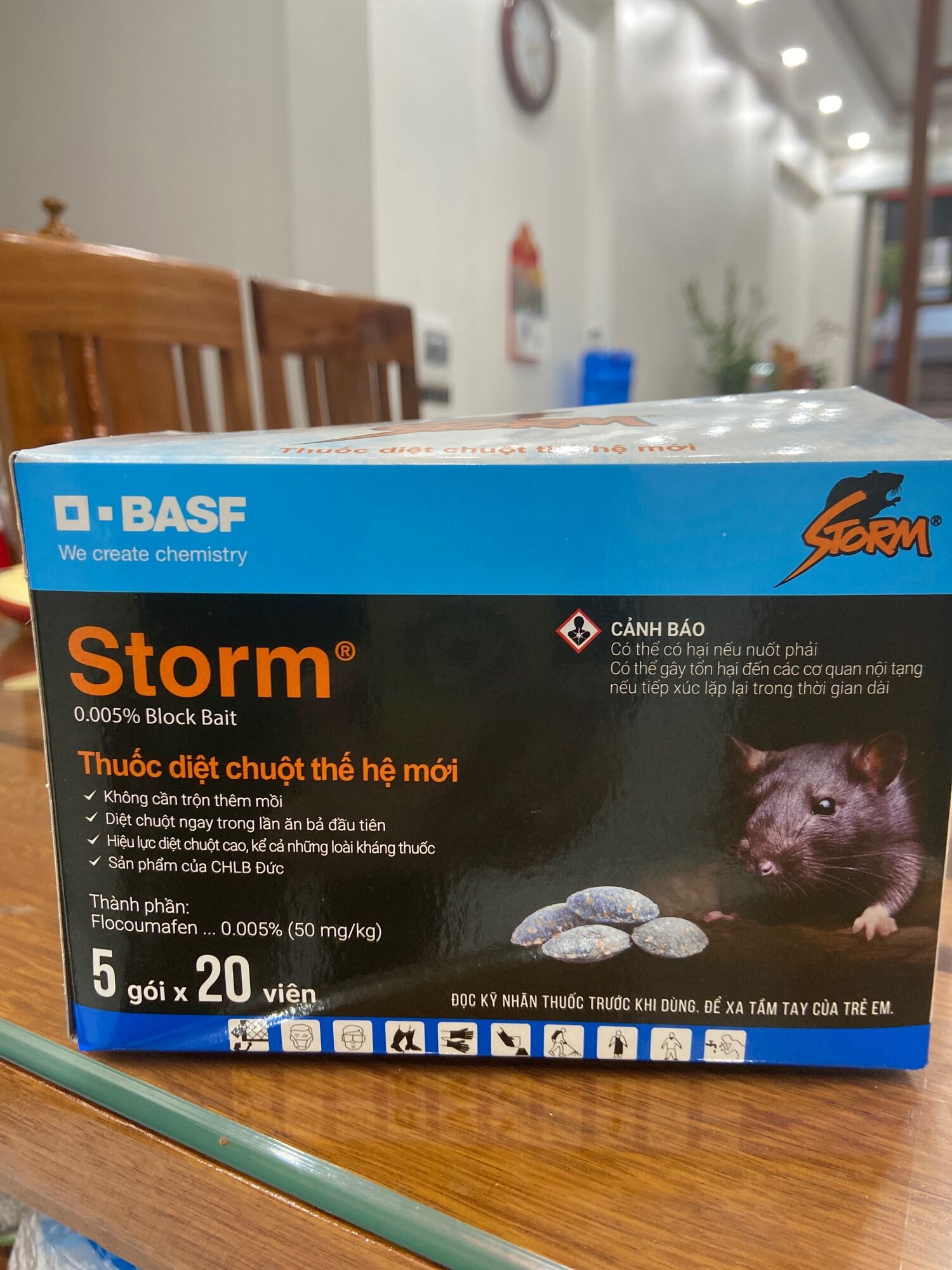 Thuốc diệt chuột Storm 0,005%