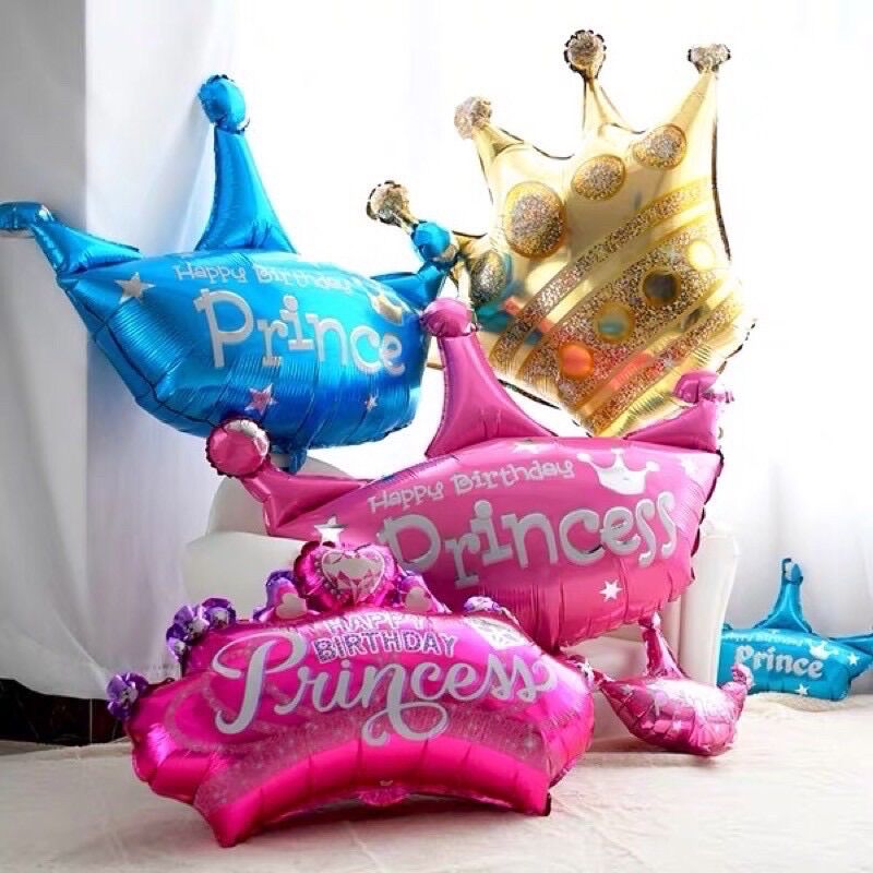 Bóng vương miện cỡ lớn trang trí party, sinh nhật