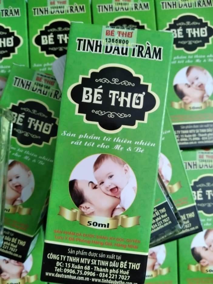 Dầu tràm Bé Thơ 50ml cho trẻ sơ sinh