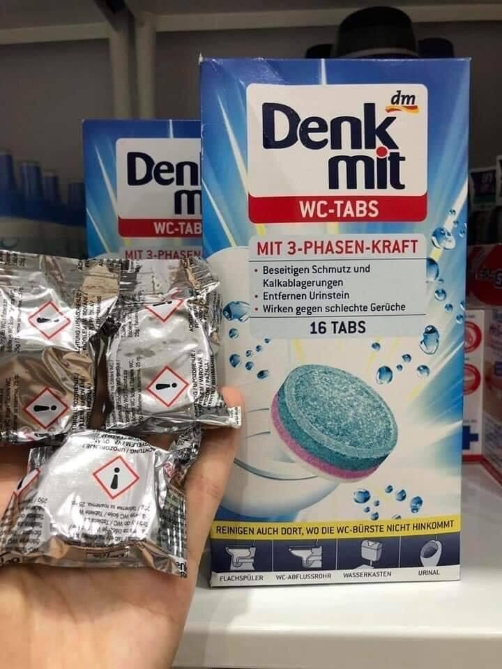 Viên khử mùi bồn cầu Denkmit Đức