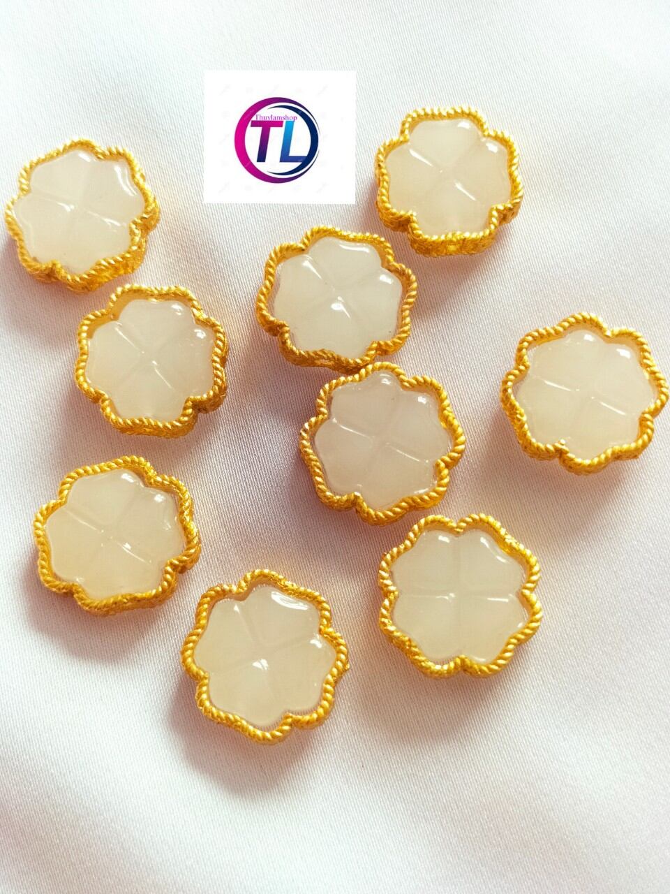Charm Nepal cỏ 4 lá may mắn tài lộc nhà phật mic vòng đẹp mic vong trầm