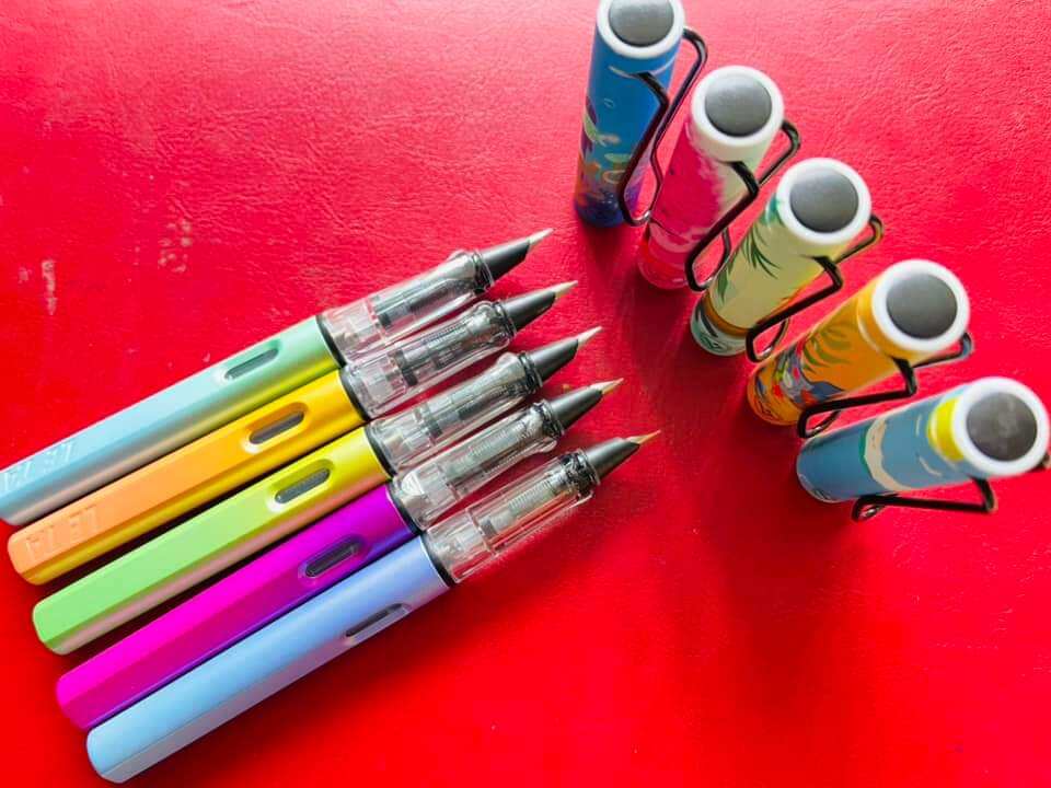 Bút LeTa 368 nét thanh đậm tốt (ngòi lá tre ko rỉ ko kén mực) bút máy but mực bút luyện chữ đẹp bút luyện calligraphy