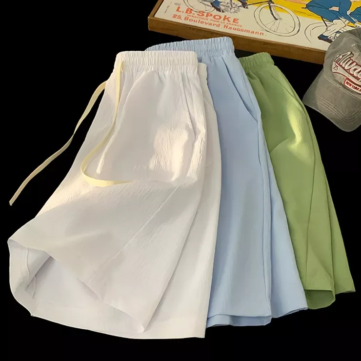 Quần short nam nữ form rộng dài 50cm