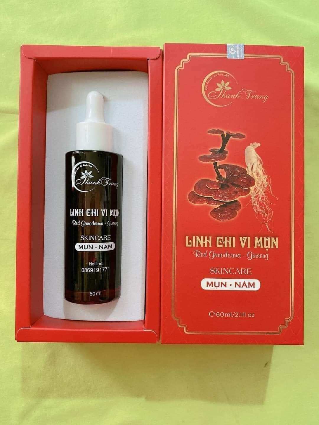 Linh chi vi mụn