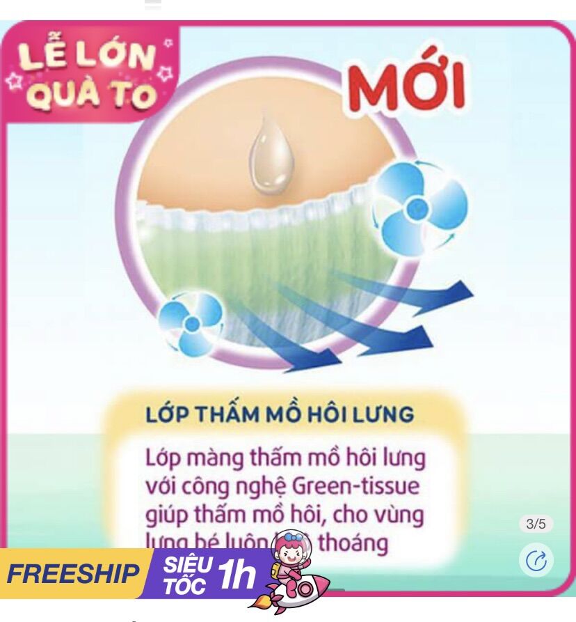 Bỉm tã quần Bobby size L 68 miếng (9-13kg)