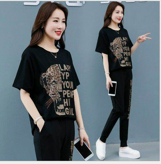 Sét đồ bộ thể thao nữ cao cấp thun cotton 100% mẫu mới có bigsize