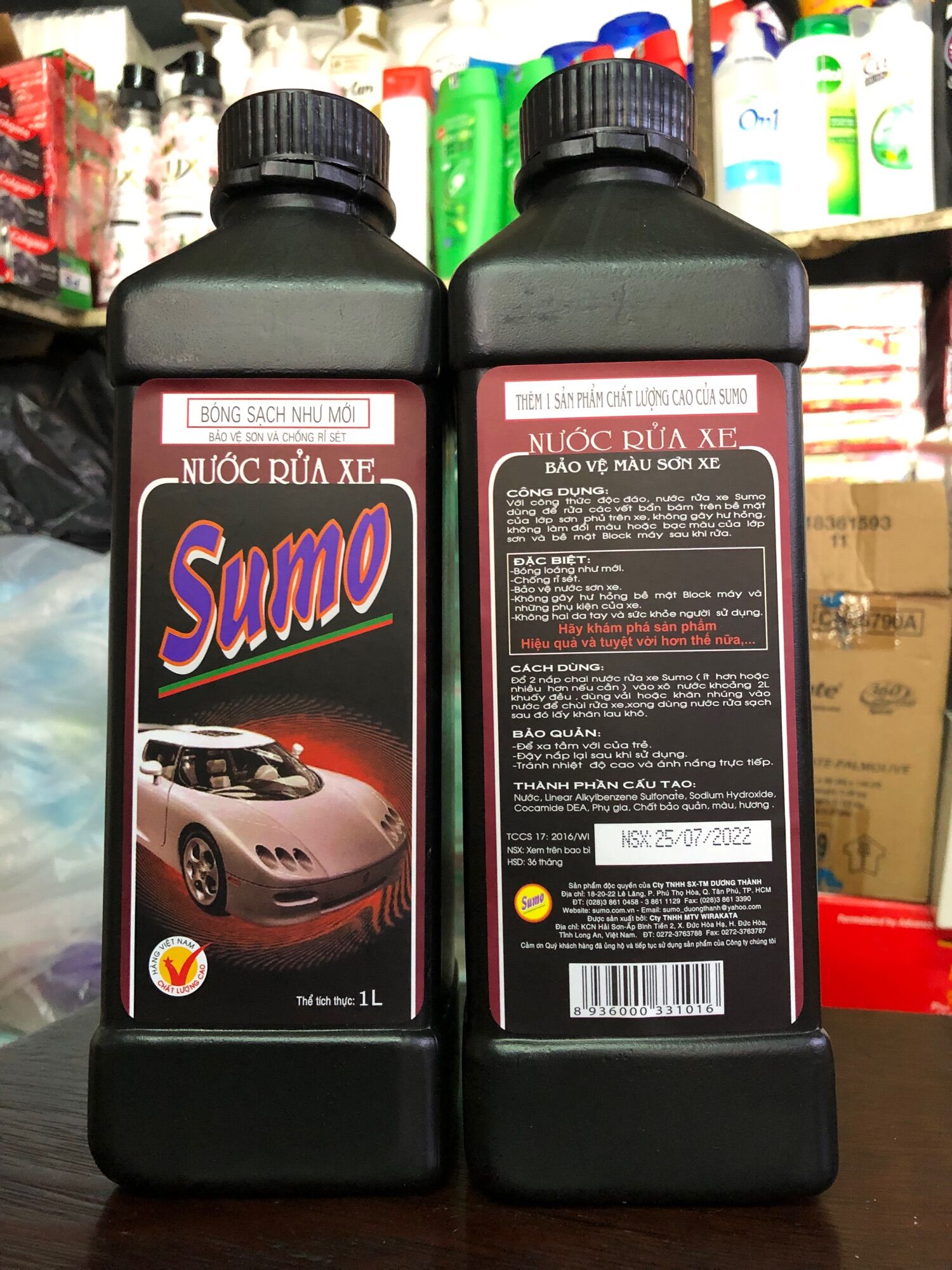 Nước rửa xe SUMO mới [7/2023] (1000ml/chai)