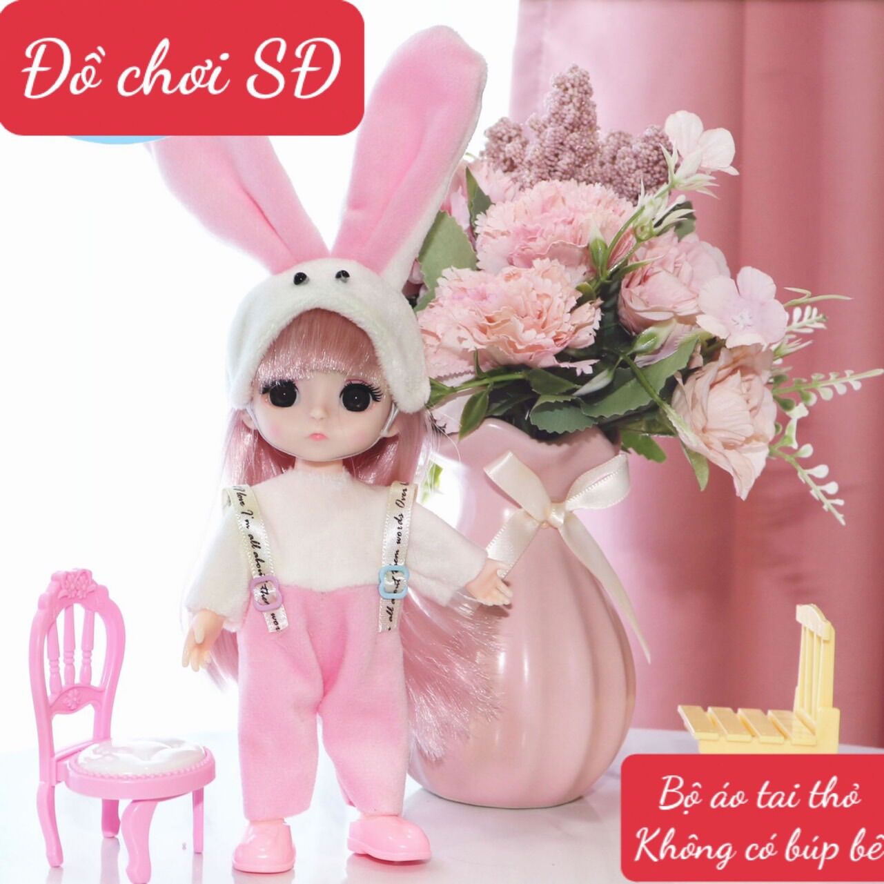 Quần áo búp bê 16cm - không có búp bê