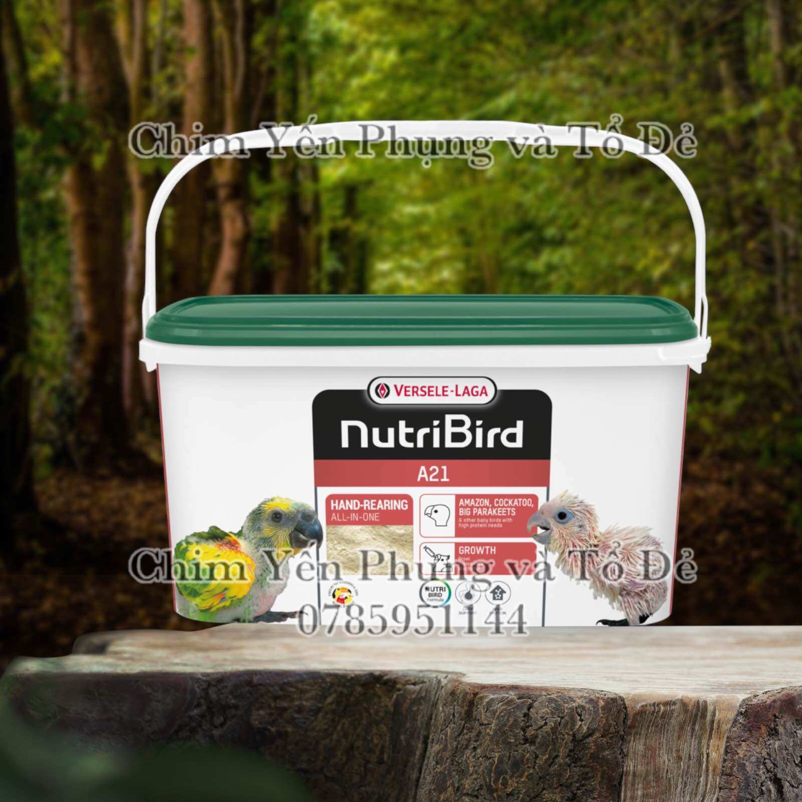 Bột nutribird a21 thùng 3kg nguyên seal xuất xứ: bỉ 🇧🇪