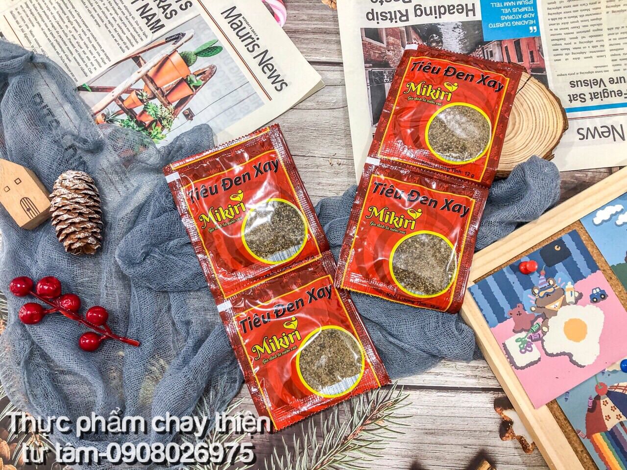 Tiêu Đen Xay Mikiri 12G