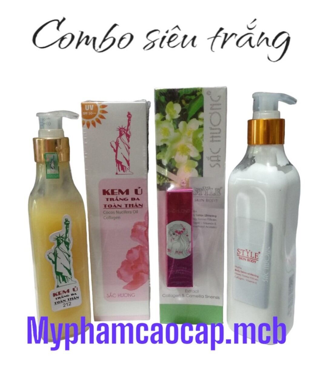 COMBO KEM Ủ VÀ KEM BODY SẮC HƯƠNG