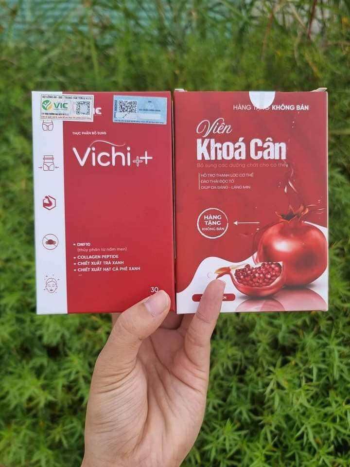 Vichi++ Giảm Cân tặng kèm Khoá Cân 30 ngày mẫu mới 2023