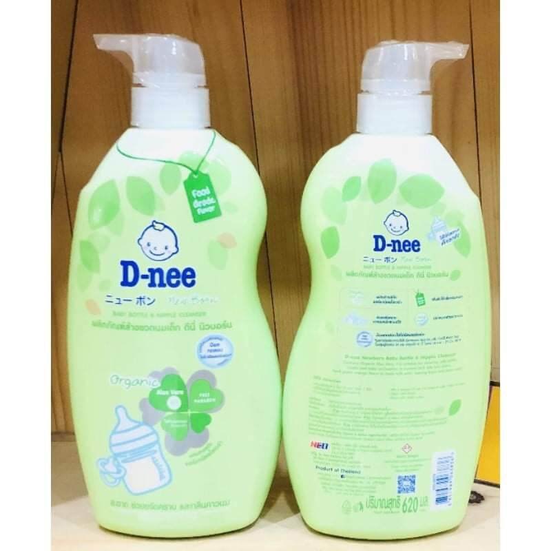 Nước Rửa Bình sữa D-nee 600ml/620ml Thái Lan hữu cơ Organic an toàn cho bé