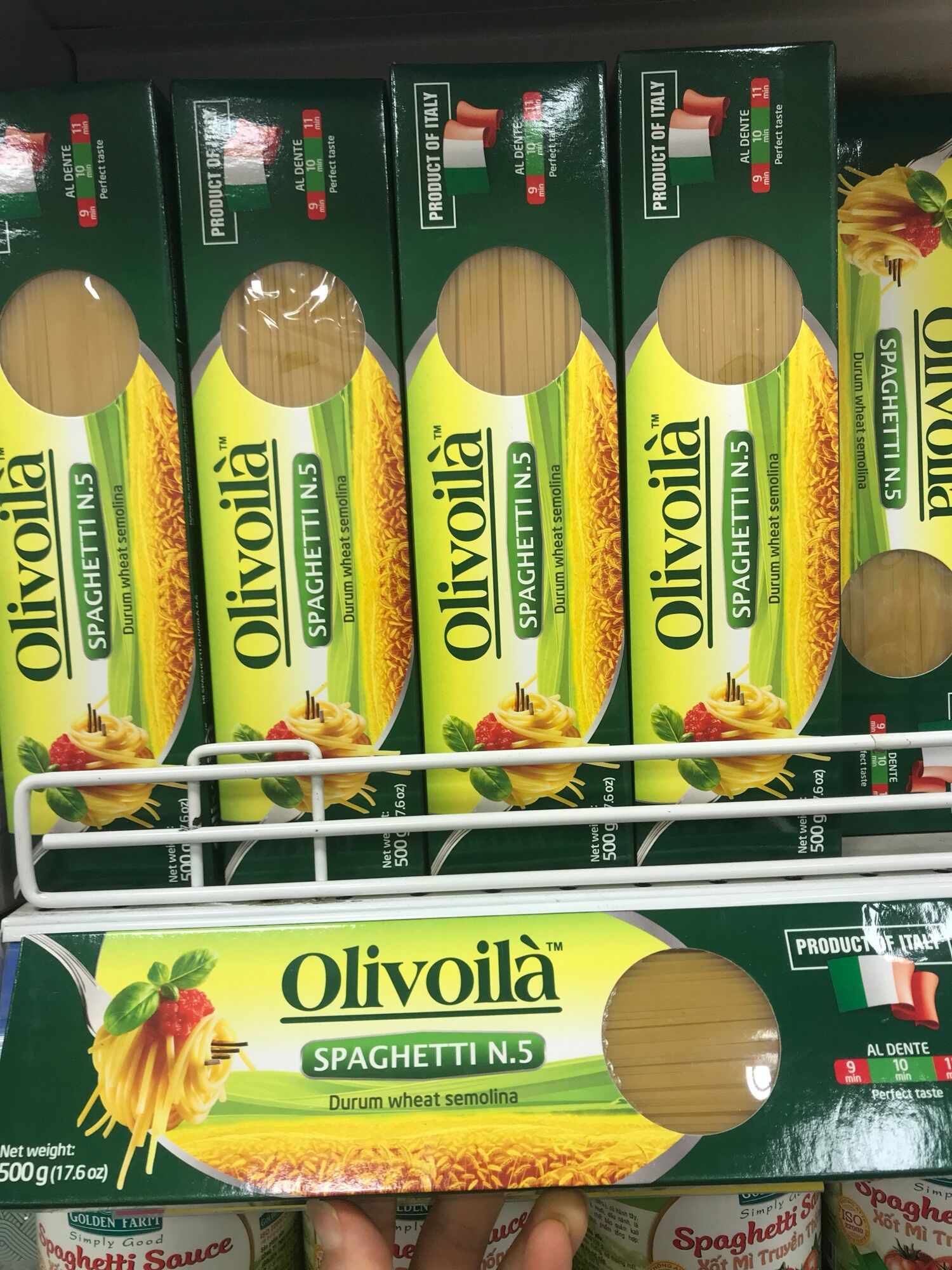 Mì spaghetti Ý 500gr