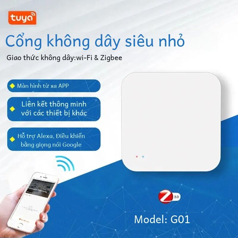 Tuya Zigbee Cổng Hub Cầu Không Dây Nhà Thông Minh Điều Khiển Từ Xa Thiết Bị Tự Động Hóa Tương Thích Với Alexa Google Cho Cuộc Sống Tự Động