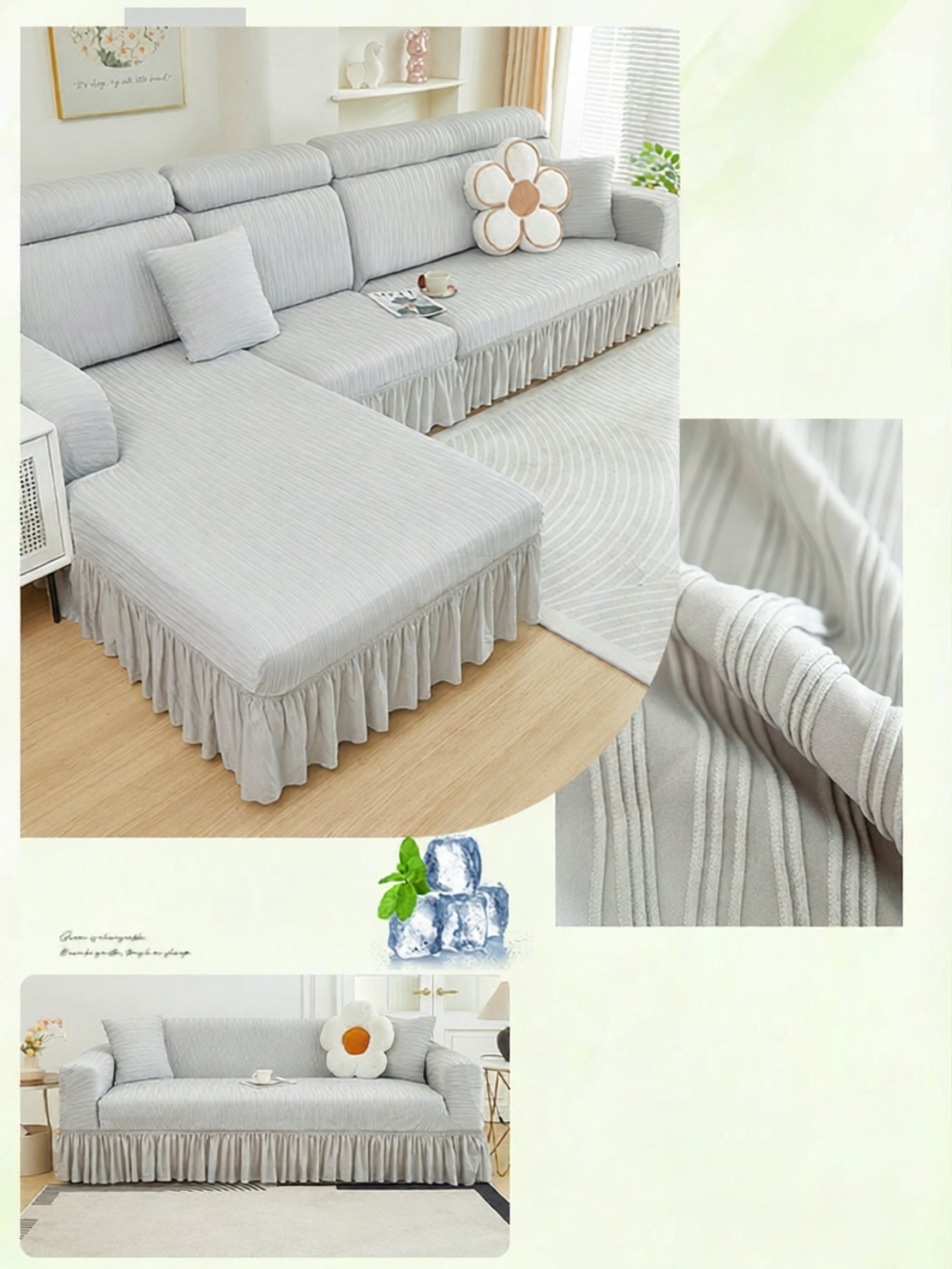 PABU | Bọc Ghế Sofa Chống Cào Mèo Co Dãn Thoáng Mát