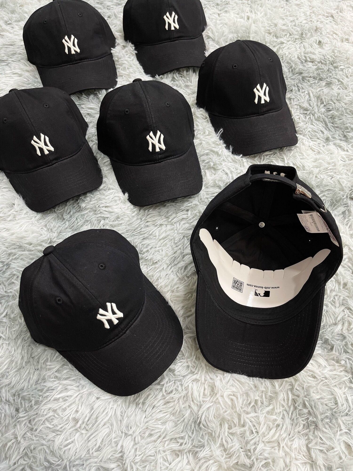 Nón MLB N.Y roockie ball Black (hàng xuất chuẩn)