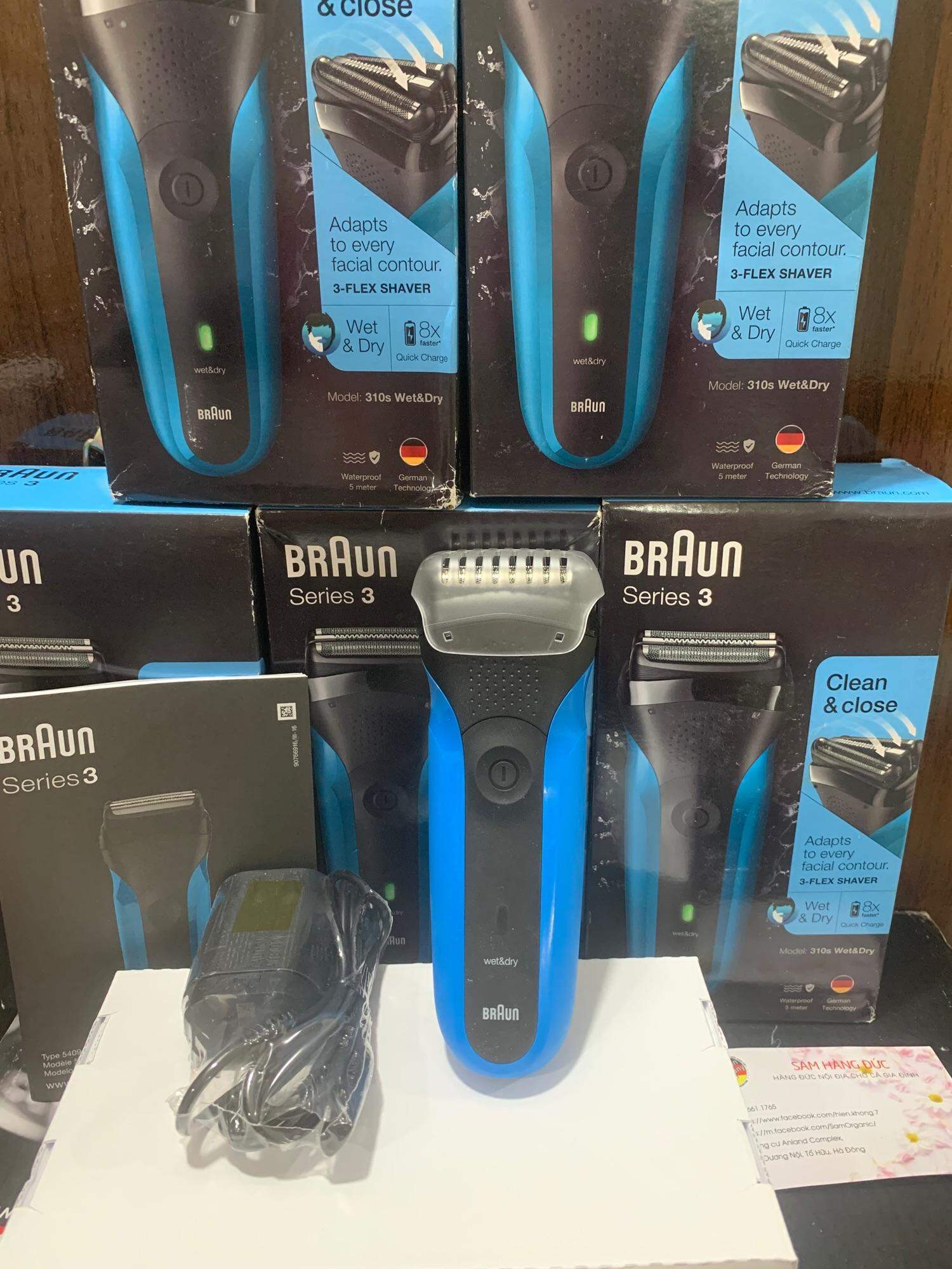 MÁY CẠO RÂU BRAUN SERIES 3 310S cạo râu khô và ướt