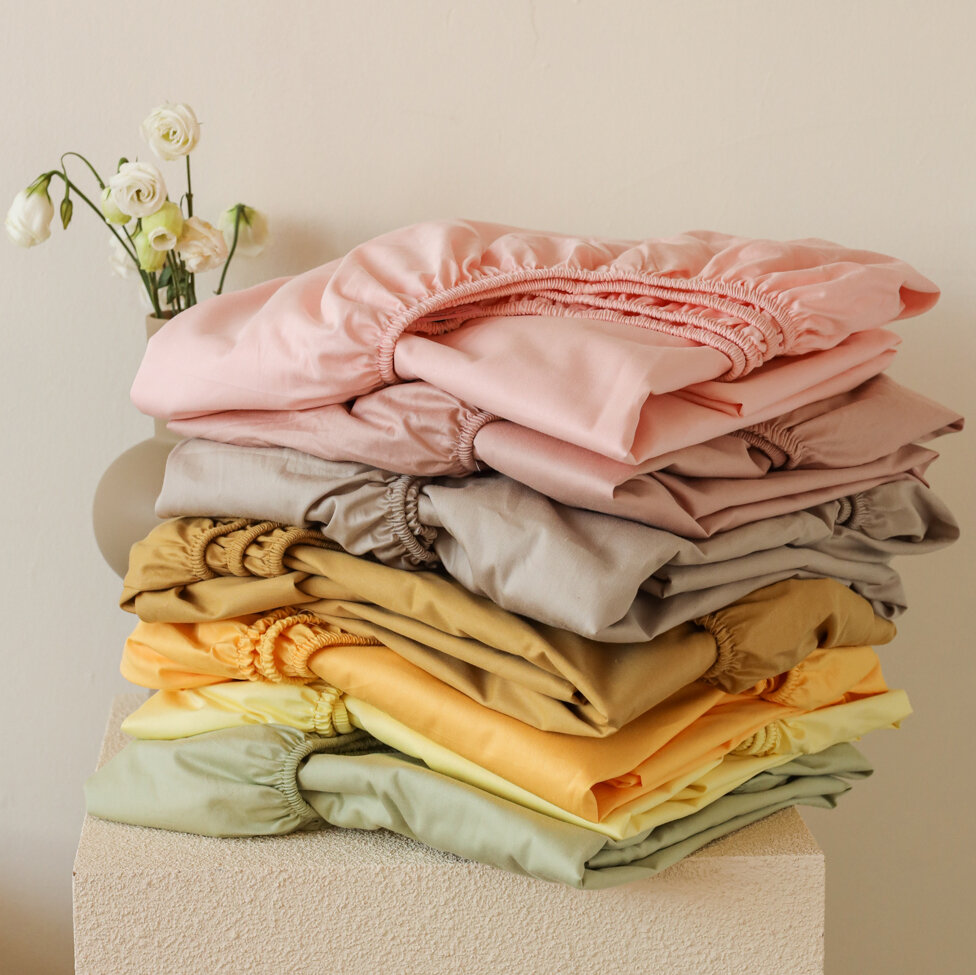 Ga giường xiaojingjia ga giường cotton ga giường một màu ga giường cotton bộ 3 món đệm giường bộ bảo vệ đệm giường tăng độ dày đơn chiếc