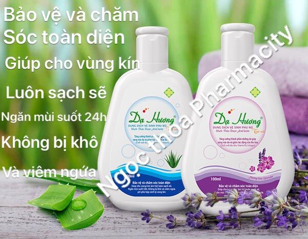 Dung Dịch Vệ Sinh Phụ Nữ Dạ Hương - Giúp Vùng Kín Luôn Sạch Sẽ Không Bị Khô Và Viêm Ngứa Chai 100Ml