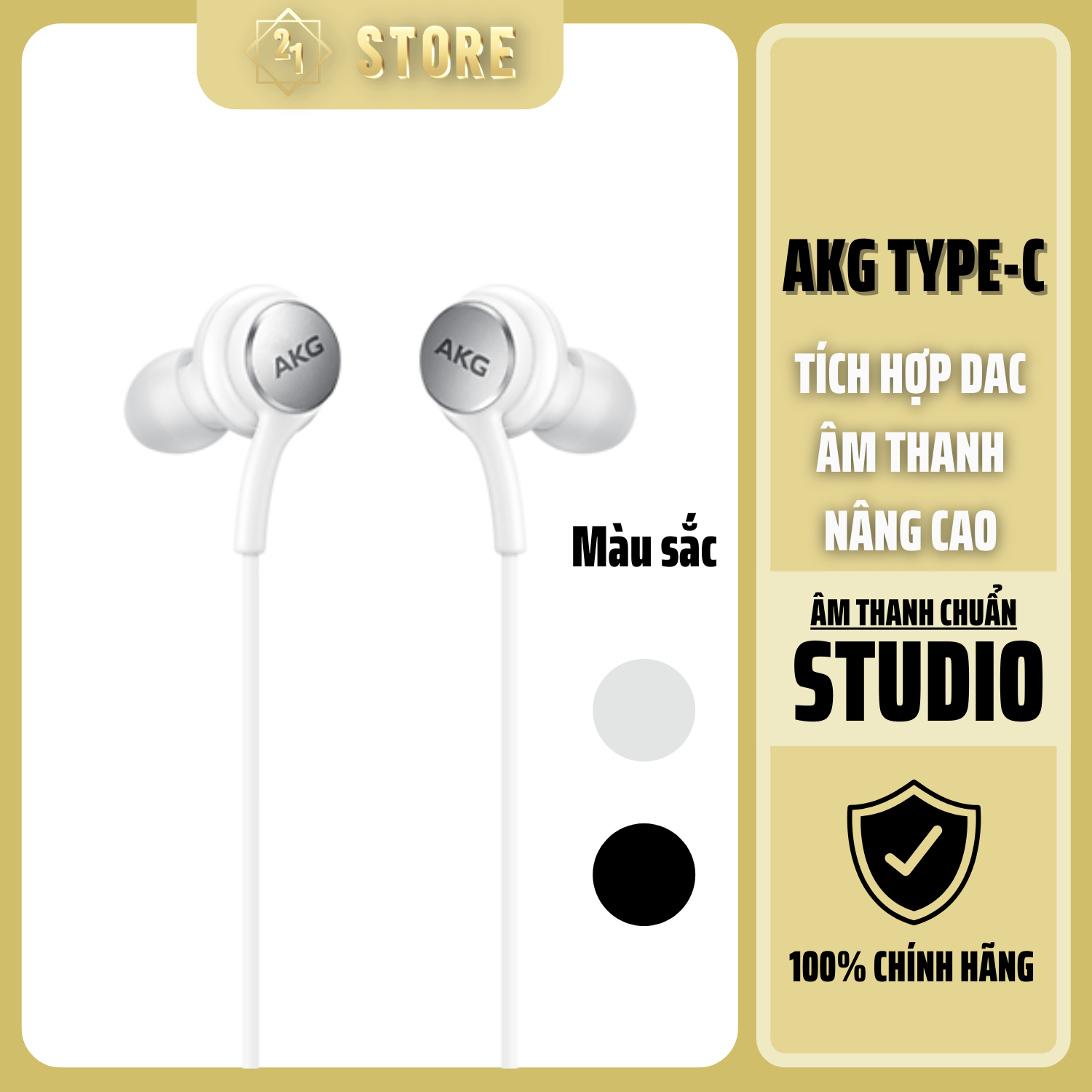 Tai nghe akg type c - hàng chính hãng