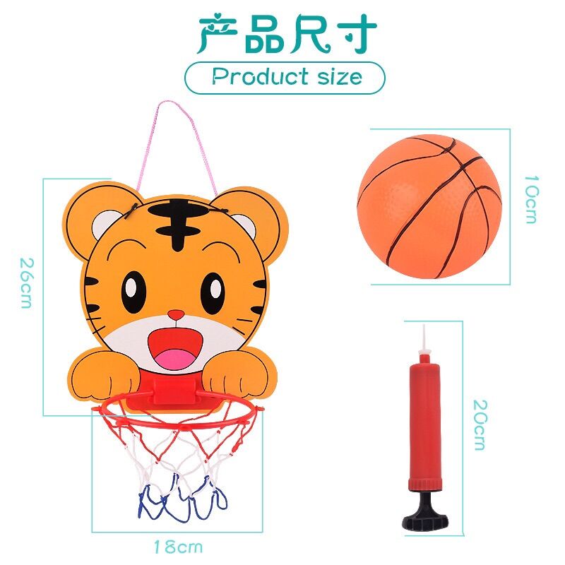 Bộ Đồ Chơi Bóng Rổ Treo Tường Cho Bé