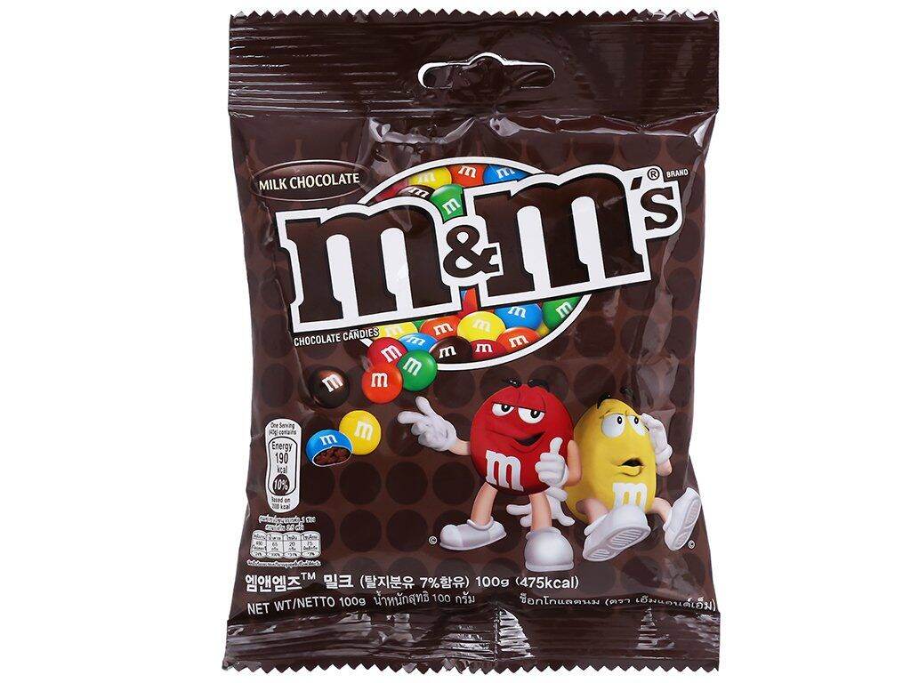[HCM]Kẹo socola sữa M&Ms gói 100g -BH Gia Re 77
