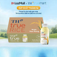 Thùng nước gạo rang TH true RICE 300ml (24 Chai)