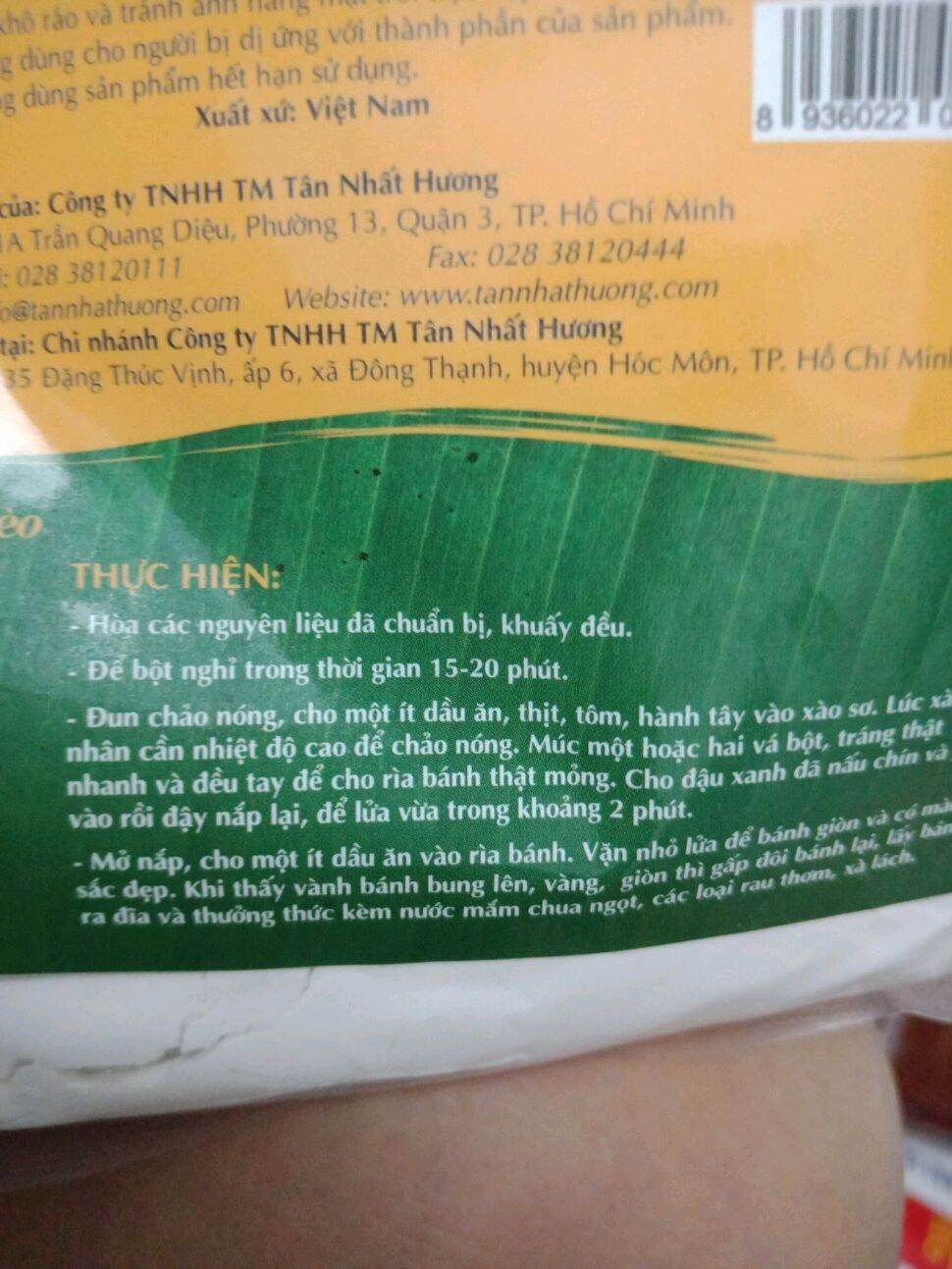 Bột Bánh Xèo Mama's Choice 500Gr