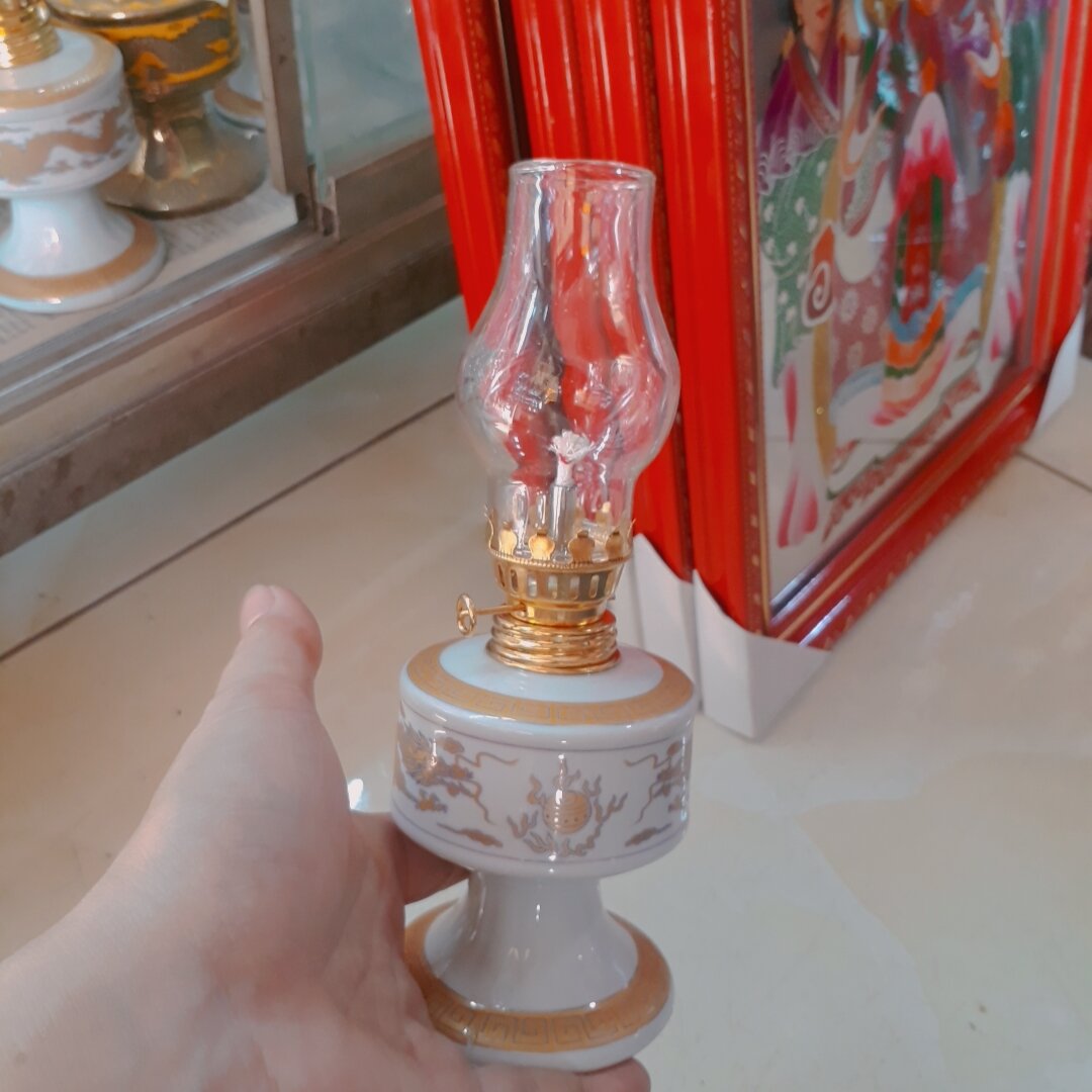 Đèn  dầu  rồng cao 20cm