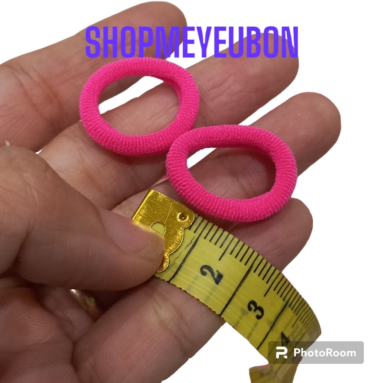 Túi 50 thun cột tóc nhí cho bé tóc ít (2cm)