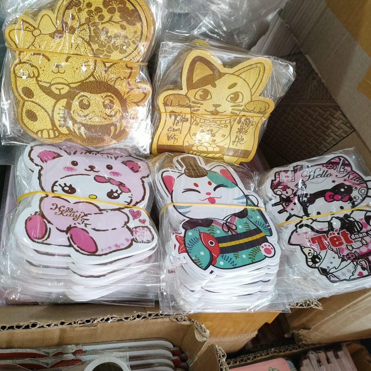 Bao lì xì Chibi hoạt hình 2023 (5 cái/xấp)