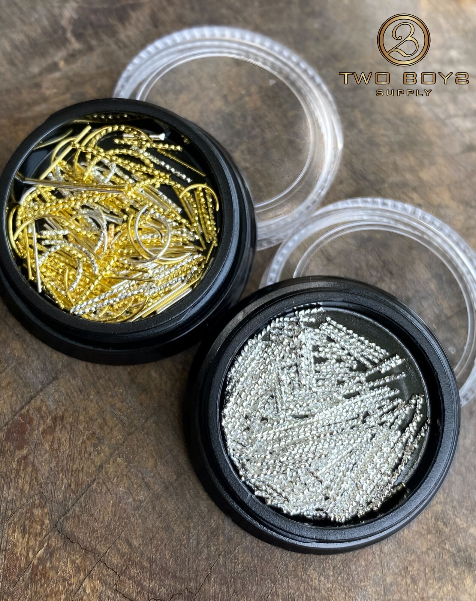Charm thanh bạc và mix size thả móng,đính móng trang trí móng