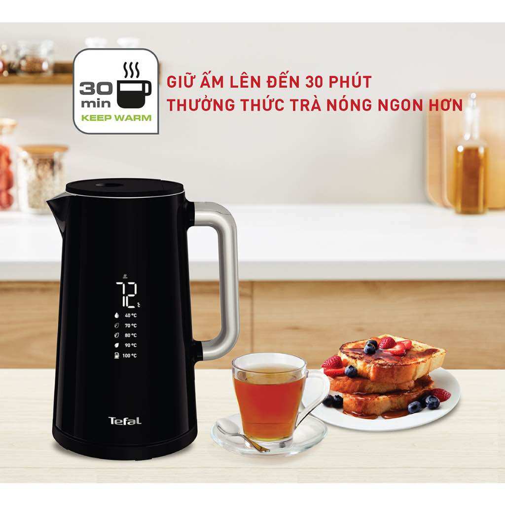 Ấm đun siêu tốc/ Bình đun siêu tốc Tefal KO850810, 1.7L