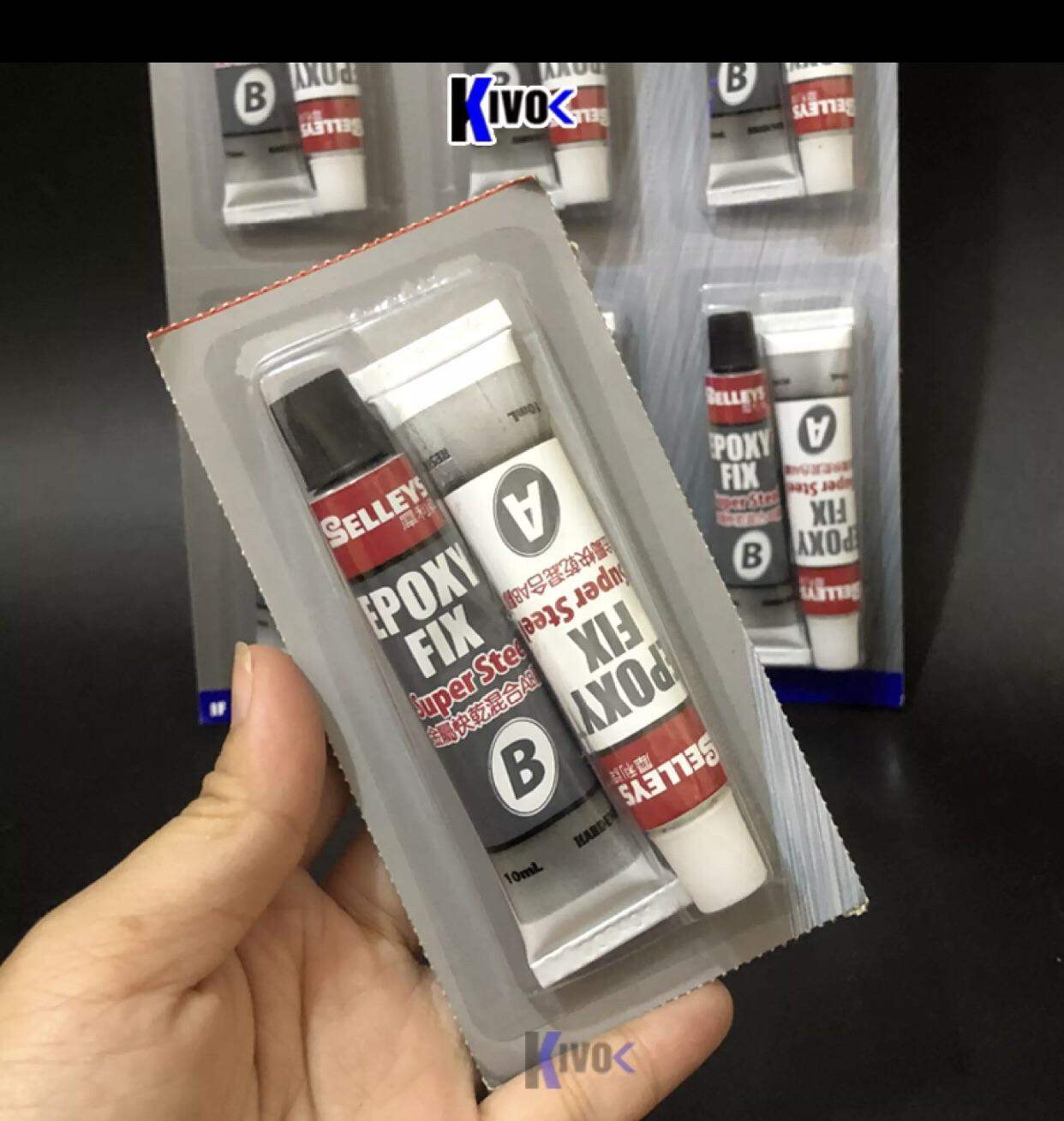 Set 2 Keo AB EPOXY siêu dính chịu nhiệt, chống thấm, chống nước - Keo AB EPOXY dán sắt, dán gỗ, dán đá, dán nhựa và dán kim loại