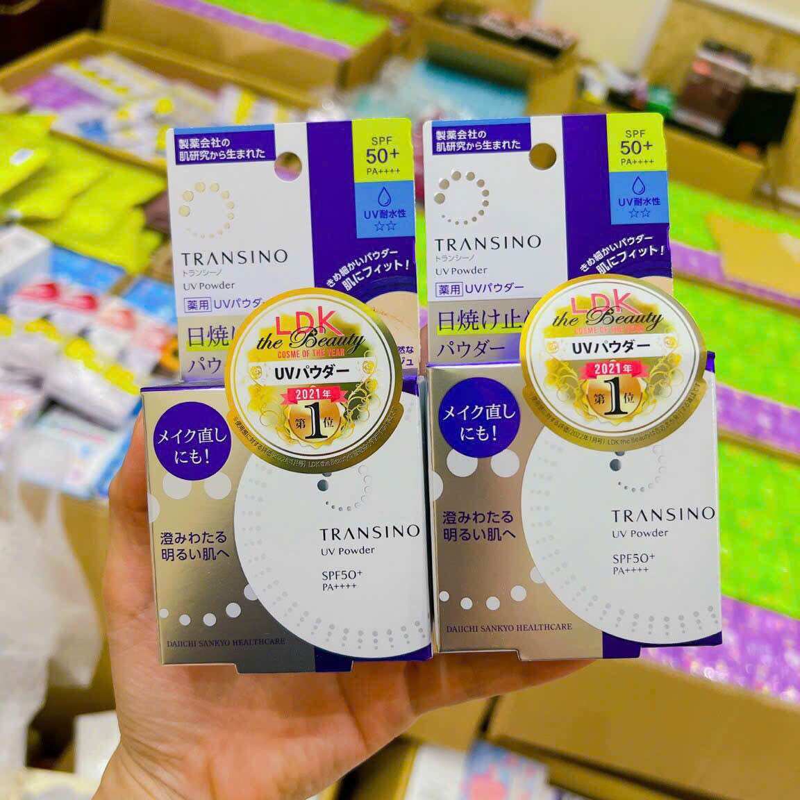 Phấn phủ transino uv powder spf 50+ / 12g