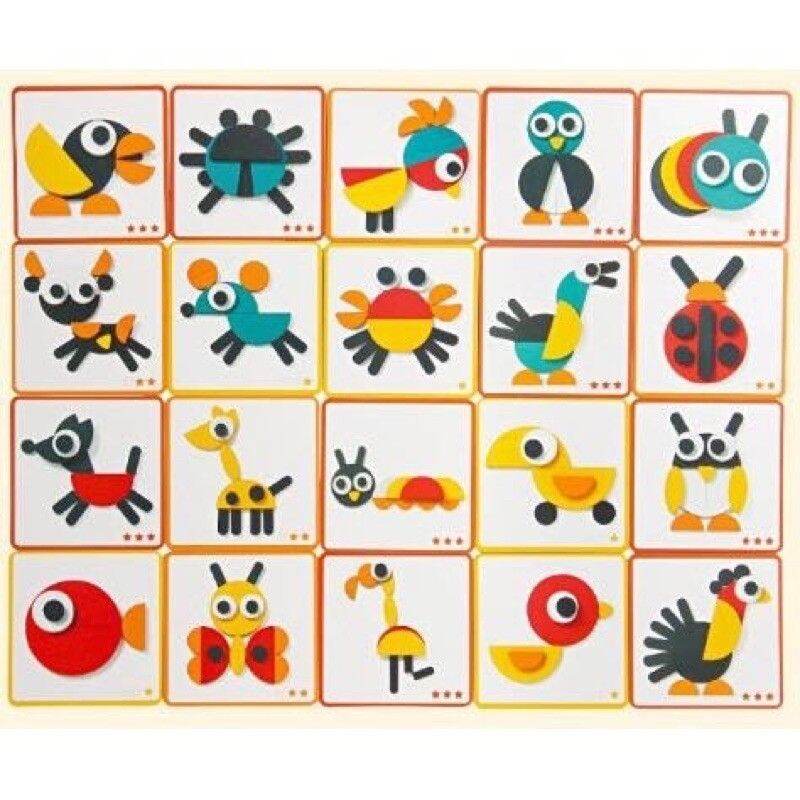 Đồ chơi ghép gỗ các con vật Montessori