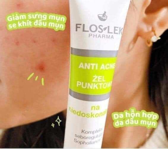 kem chấm mụn viêm Floslek