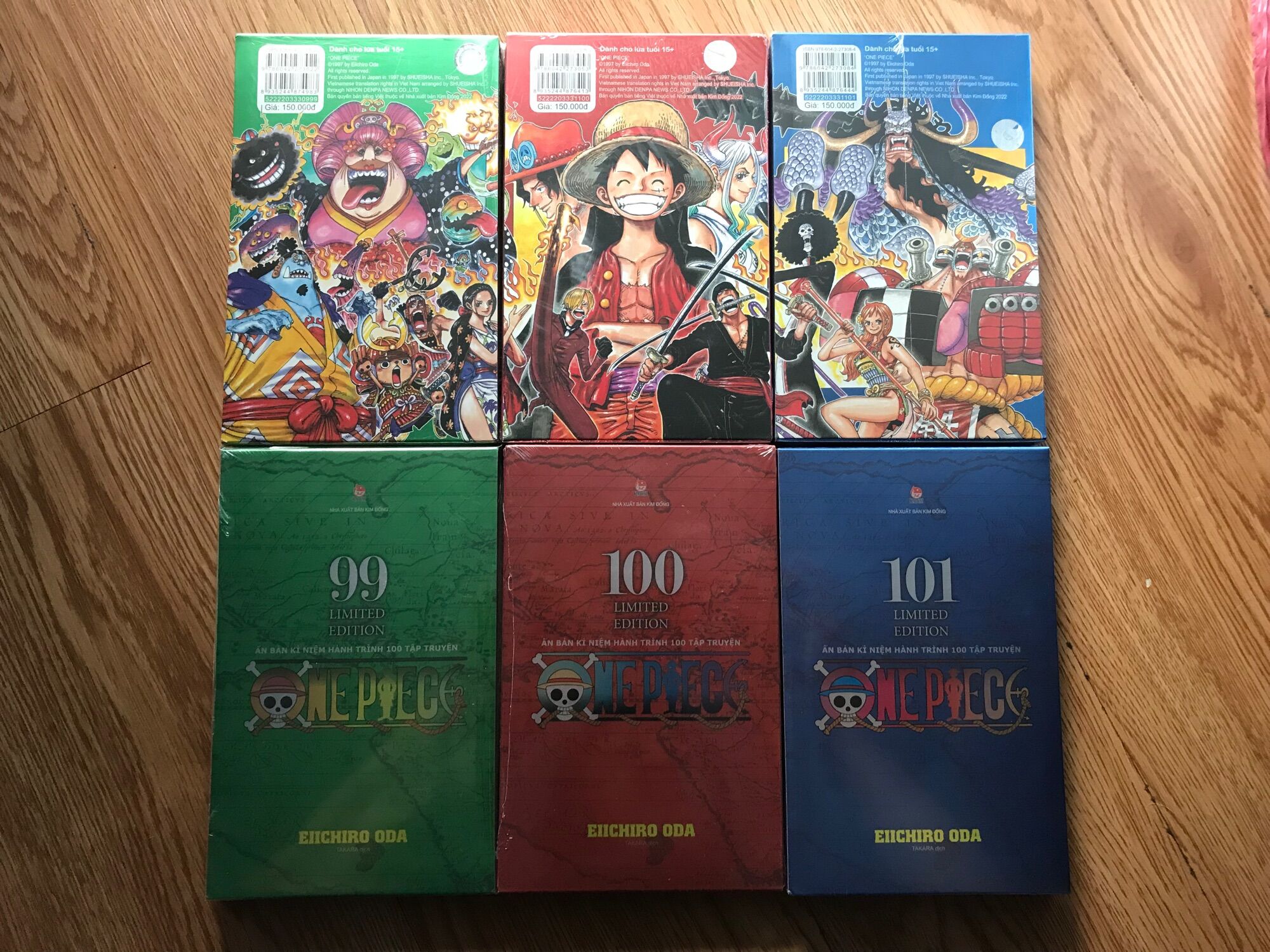 Combo One Piece tập 99 - 100 - 101 phiên bản limited