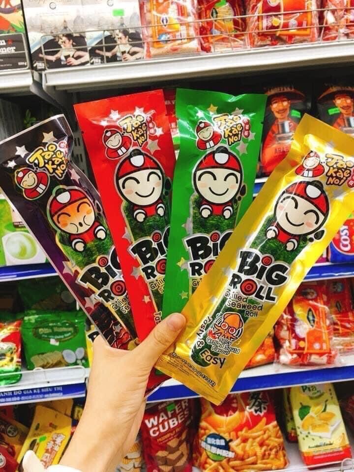 Rong biển Big Roll màu đỏ cay 58k/ hộp 6 cái