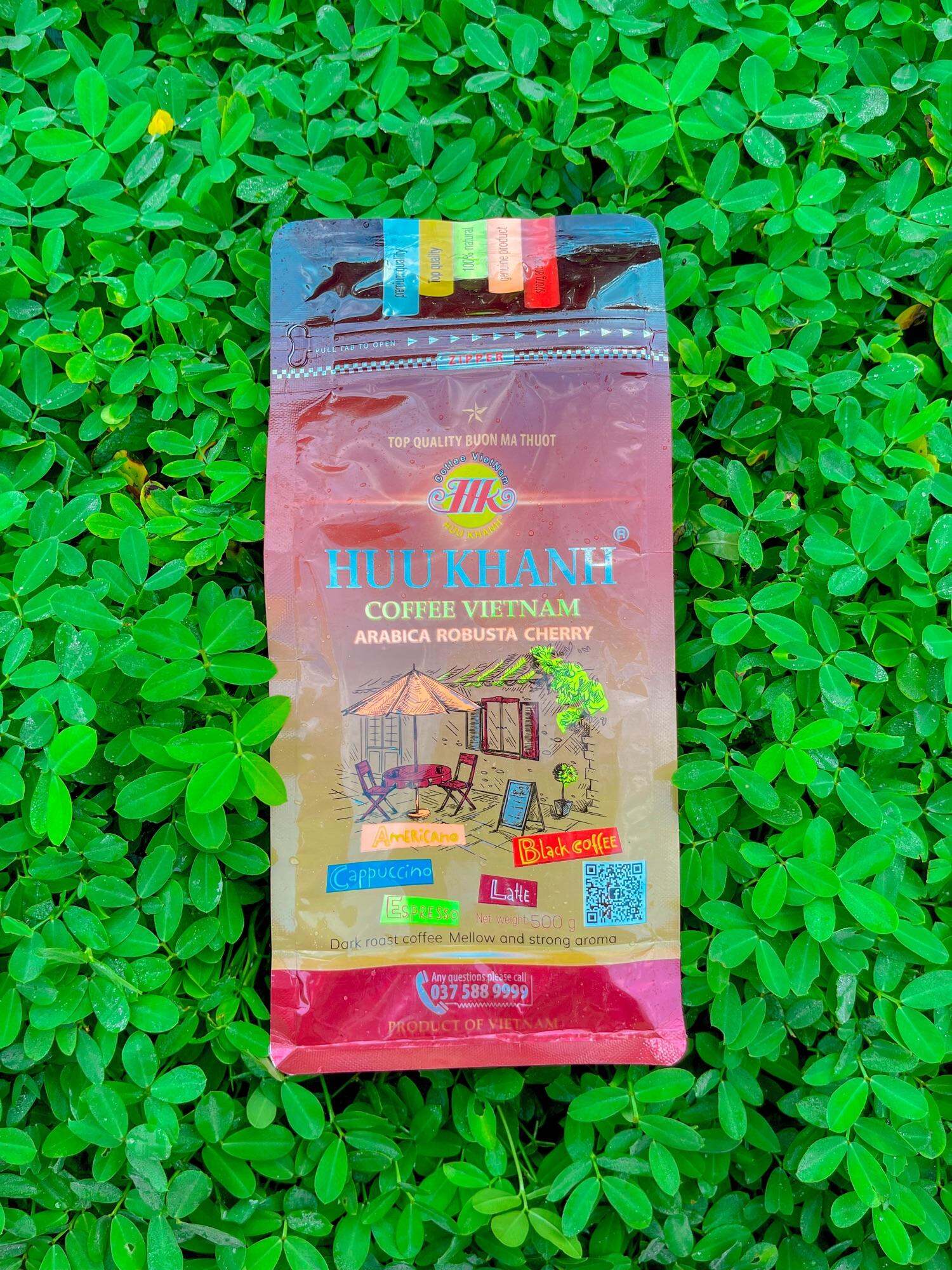 Cà phê HỮU KHÁNH - HK 1SAO (bịch 500gr)