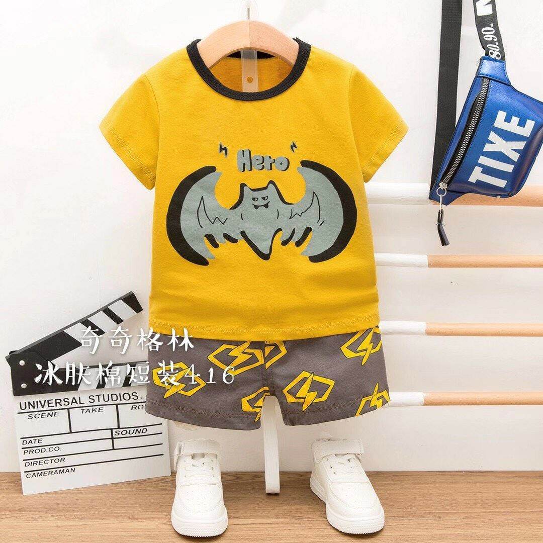 [HCM]BỘ ĐỒ THUN COTTON XỊN HÀNG NHẬP QC CHO BÉ